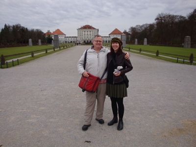 At Nymphenburg with Barry