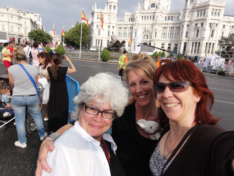 Tourists in Madrid