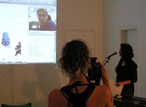 Studio xx presentation with Adriene Jenik online