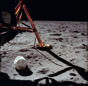 NASA - rubbish bag on the moon