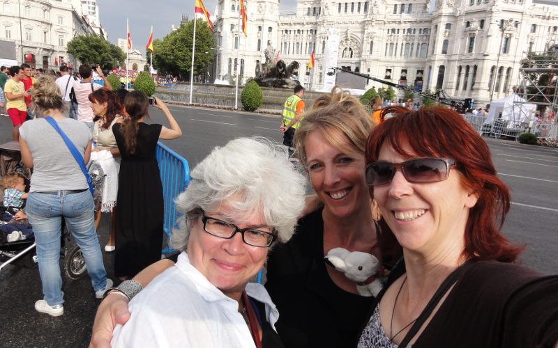 Tourists in Madrid